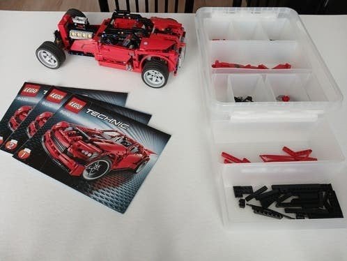 LEGO Technic Super Car (8070), Kinderen en Baby's, Lego, Ophalen of Verzenden, Zo goed als nieuw, Technic
