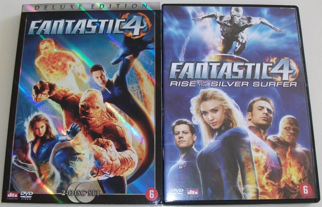 Dvd *** FANTASTIC 4 *** Deel 1 + 2 Marvel, Cd's en Dvd's, Dvd's | Actie, Zo goed als nieuw, Actie, Vanaf 6 jaar, Ophalen of Verzenden