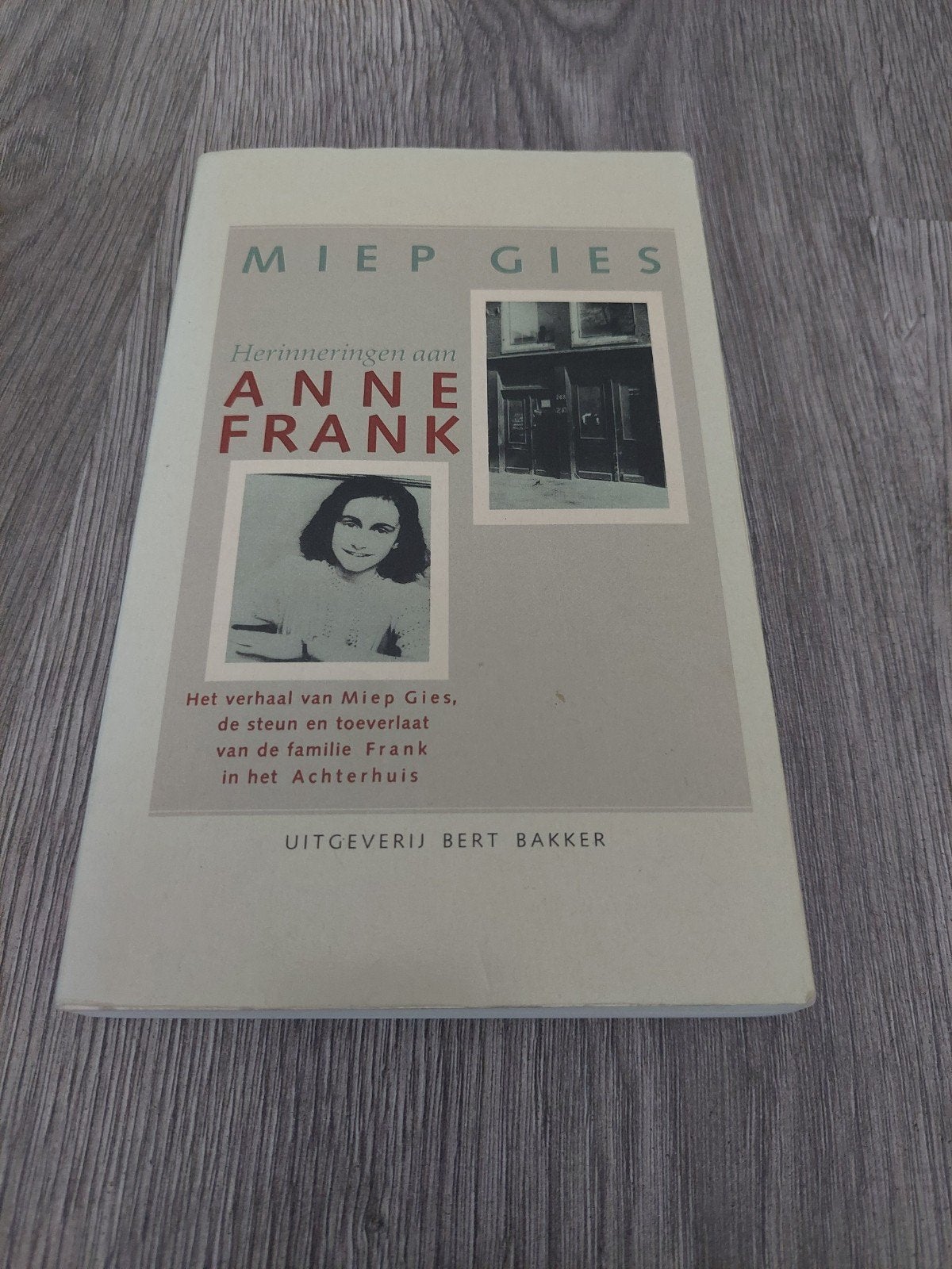 MIEP GIES / herinneringen aan ANNE FRANK, Zo goed als nieuw, Miep gies, Verzenden, Overige