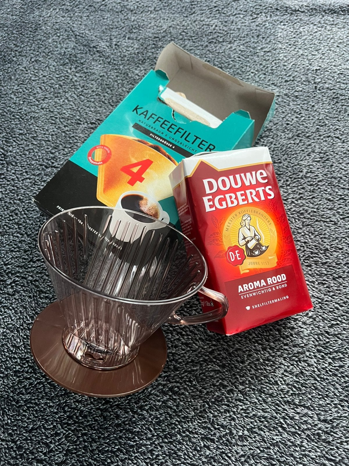 Koffiefilter houder pash nieuw incl koffie en filter, Ophalen of Verzenden, Zo goed als nieuw