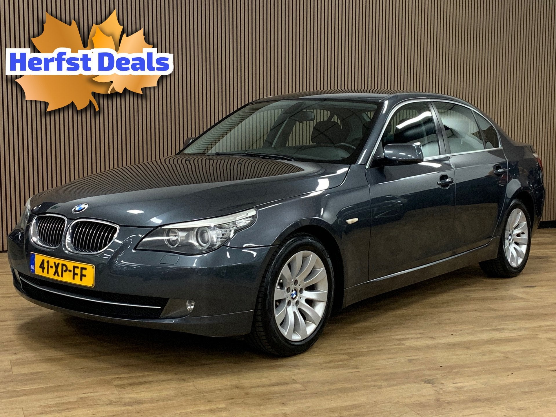 BMW 5-serie 530i Executive|Navigatie|Carplay|Airco|, Auto's, Dealer onderhouden, Gebruikt, Zwart, 2000 kg