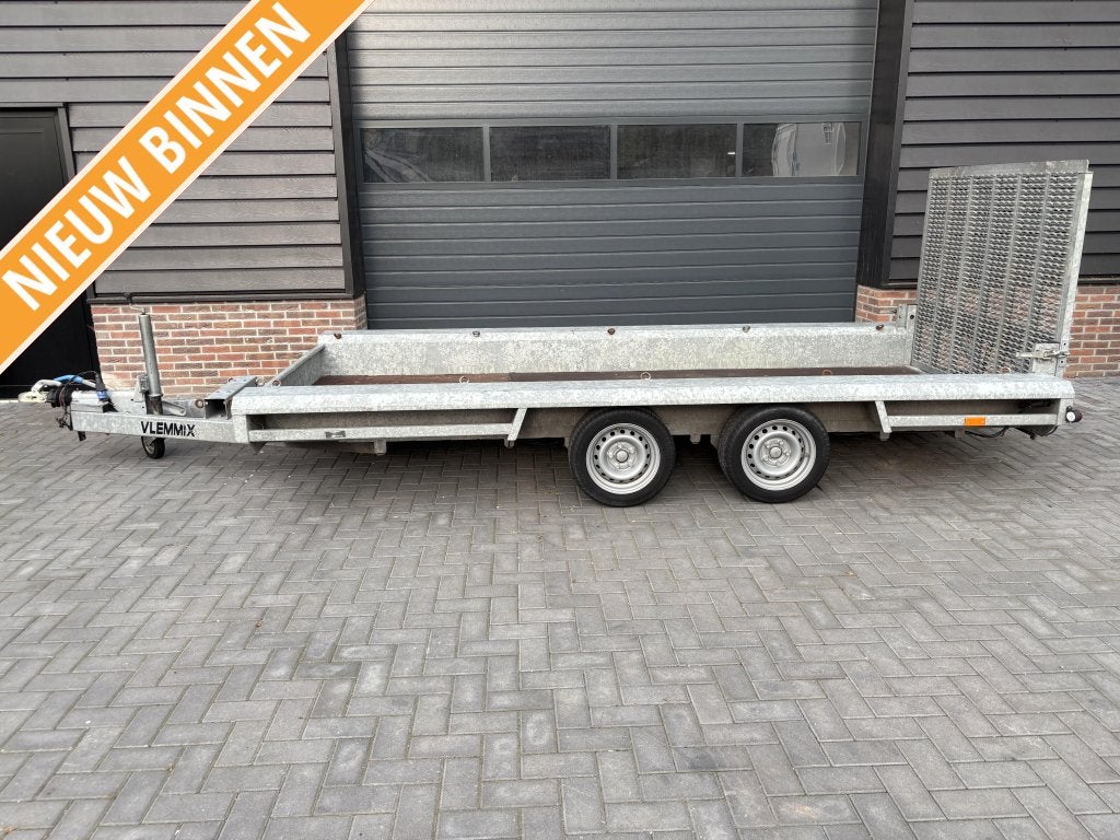 Machinetransporter oprijwagen aanhanger aanhangwagen 2021, Gebruikt