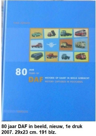 boek, 80 jaar DAF in ansichtkaarten, splinternieuw, Ophalen of Verzenden, Nieuw, Overige merken