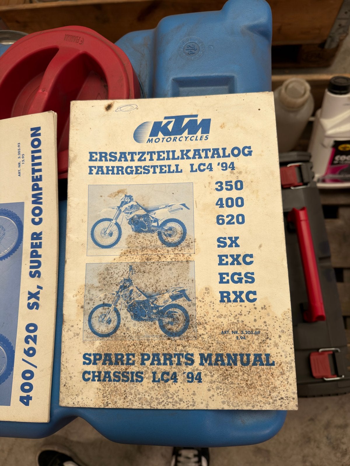 KTM LC4 Onderdelenhandleidingen '94 & '96, Motoren, Ophalen of Verzenden, Overige merken