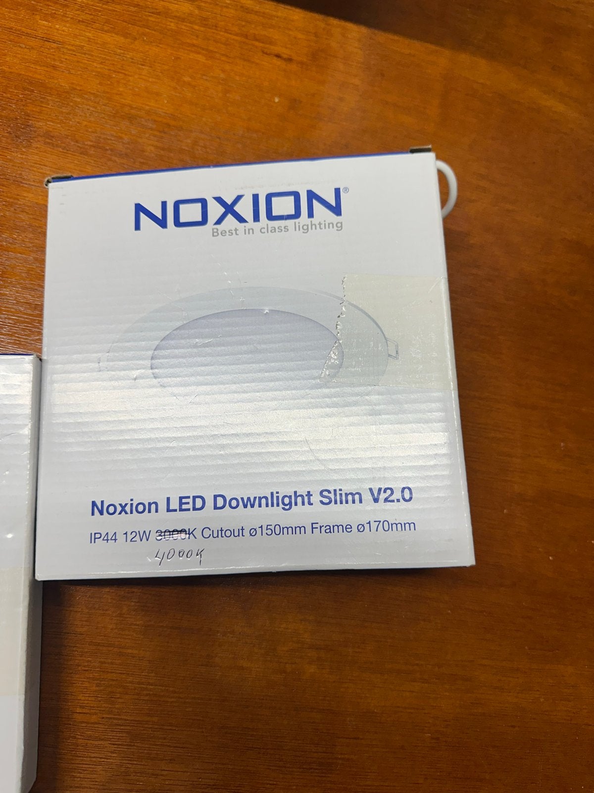 Noxion LED Downlight Slim V2.0 IP44 12W 4000K, Huis en Inrichting, Dimbaar, Ophalen of Verzenden, Nieuw, Overige merken