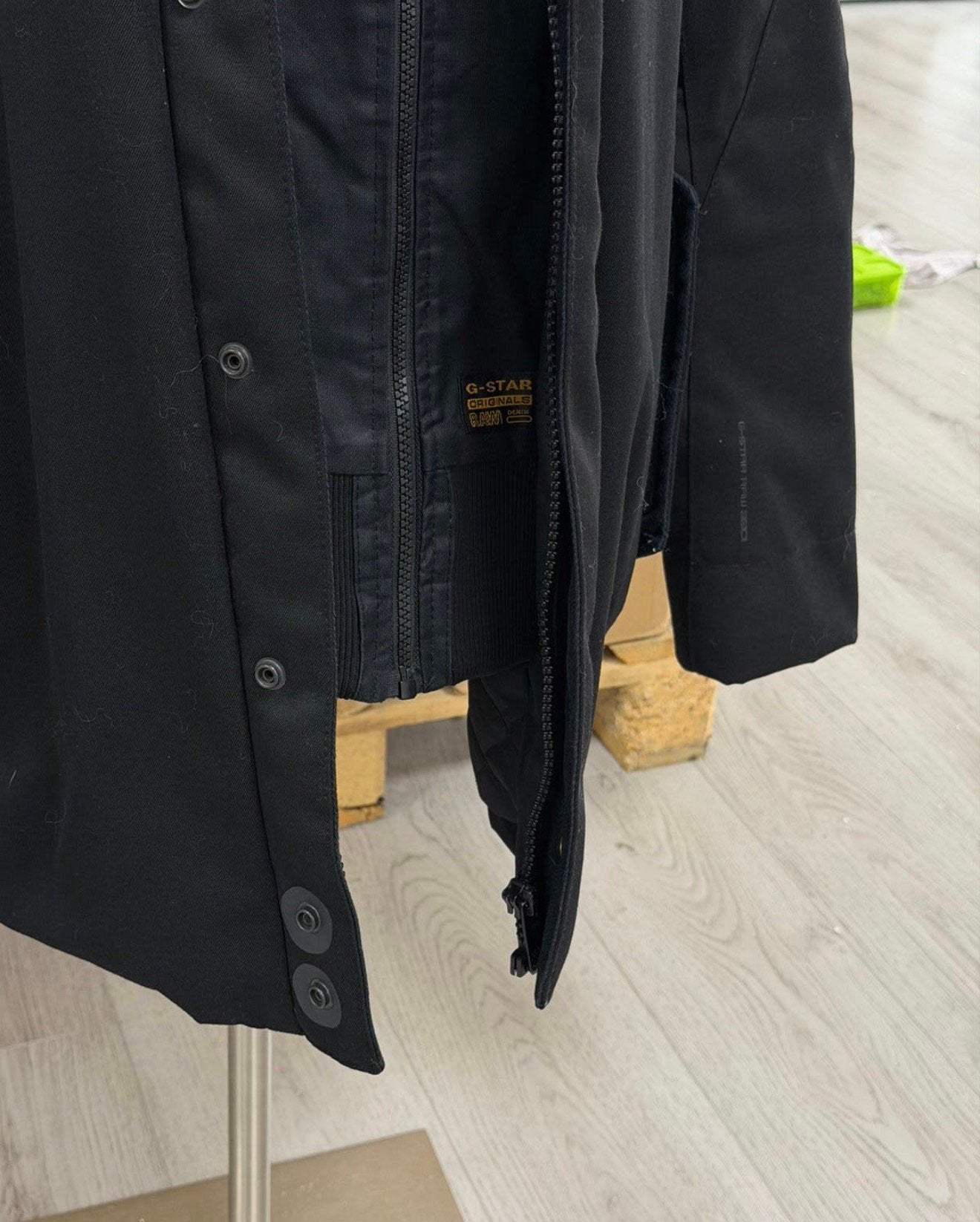 G-Star RAW Herenjas Zwart M Winterjas Parka Jas heren mannen, P, Maat 48/50 (M), Zwart, P