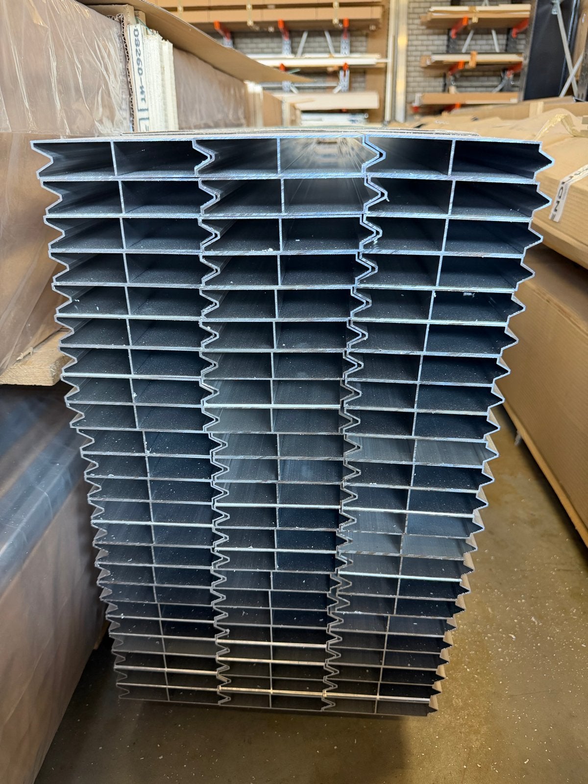 Stapelbare aluminium planken / huifplanken 296 cm, Ophalen, Gebruikt
