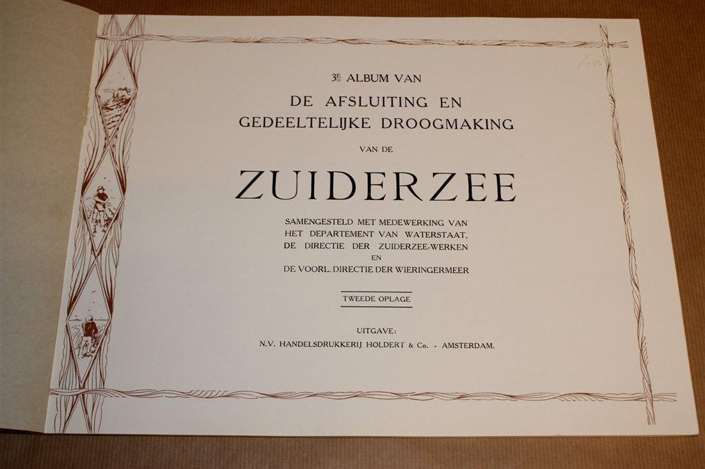 3e Album Afsluiting Zuiderzee [1931] — Antiek, Ophalen of Verzenden, Gelezen