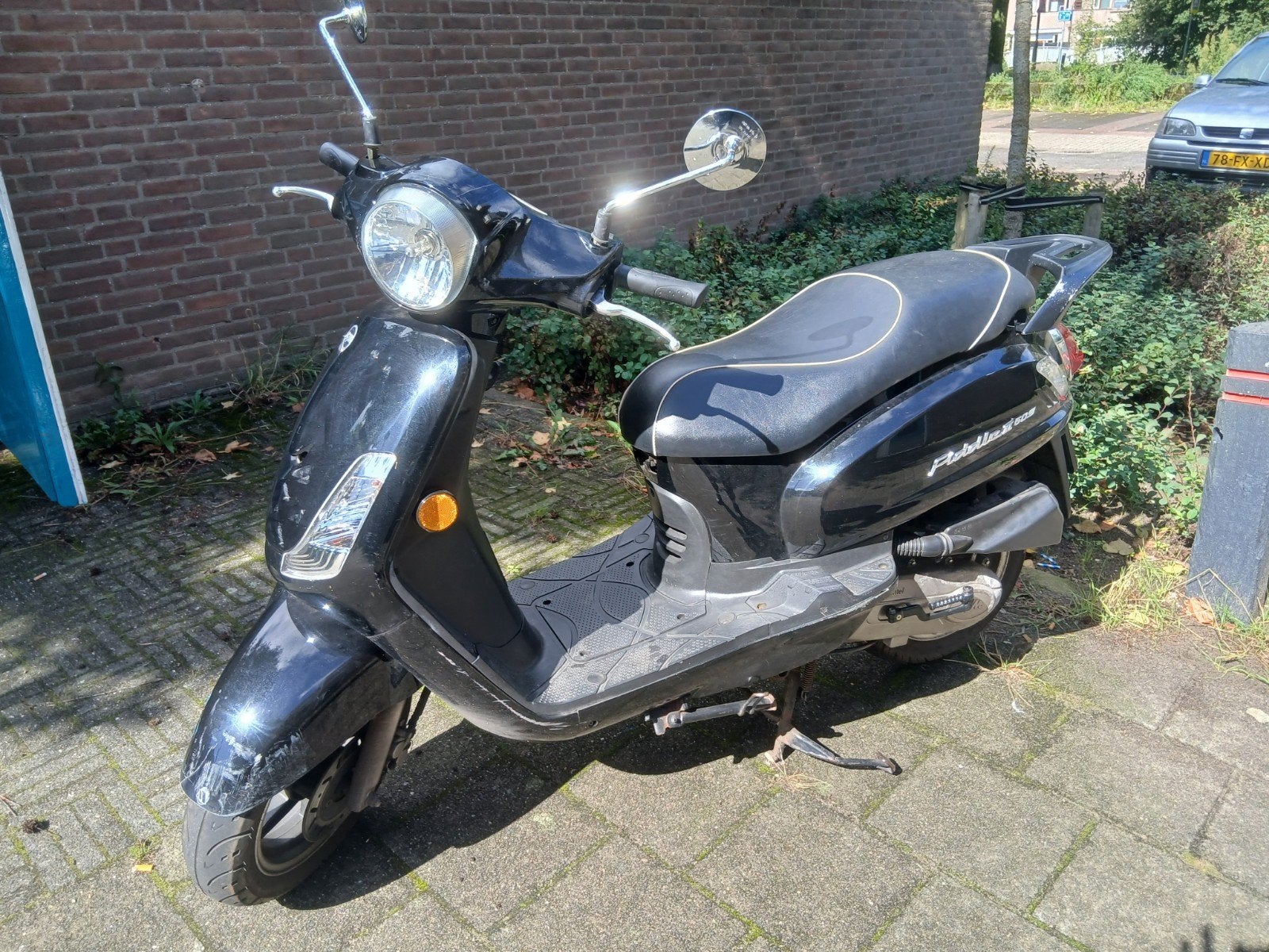snor scooter blauw kenteken, Fietsen en Brommers, Ophalen, Gebruikt, Overige typen, SYM