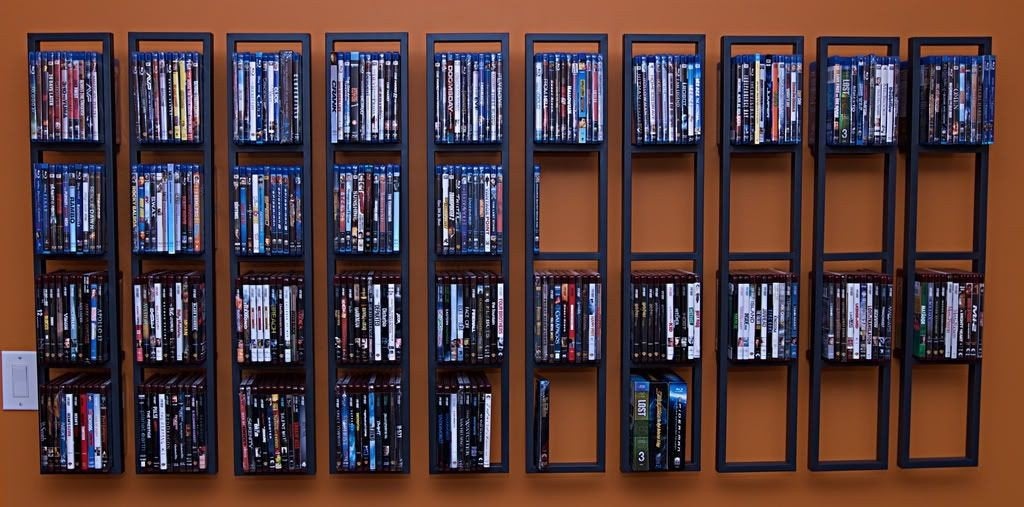 IKEA LERBERG CD/DVD rek - Antraciet metaal, 18 stuks, Huis en Inrichting, Woonaccessoires | Cd- en Dvd-rekken, Ophalen, Gebruikt