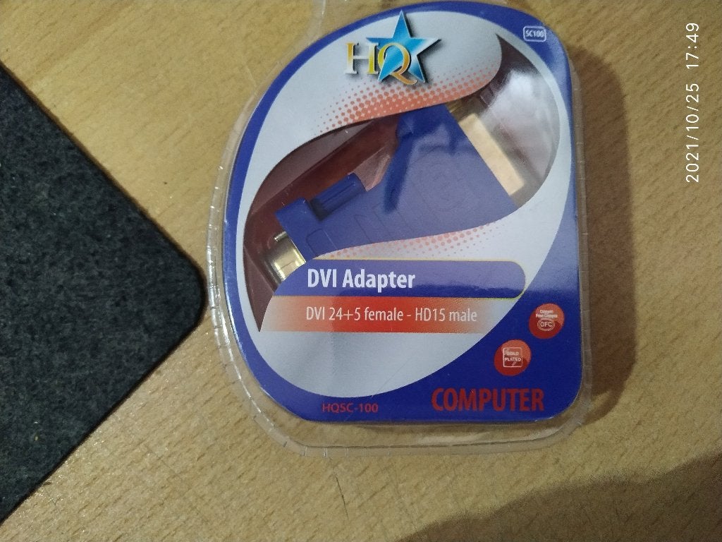 HQ SC-100 VGA DVI-I adapter, Computers en Software, Pc- en Netwerkkabels, Nieuw, Ophalen of Verzenden
