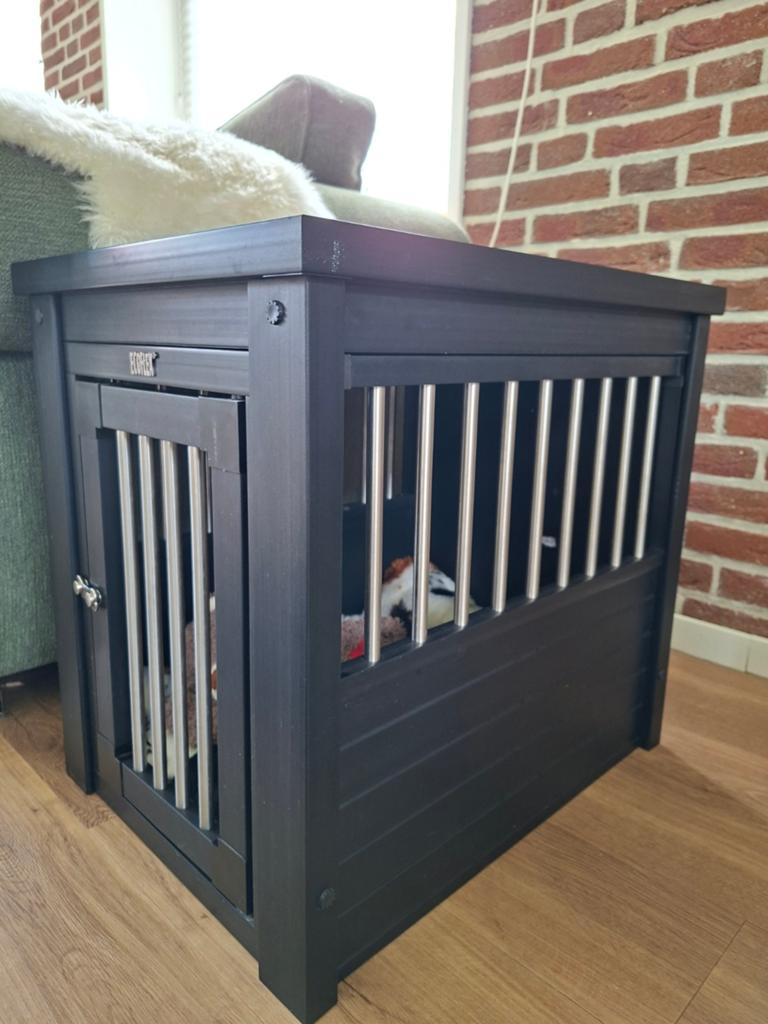 NewAgePetInPlace hondenbench en bijzettafel, Dieren en Toebehoren, Ophalen, Gebruikt