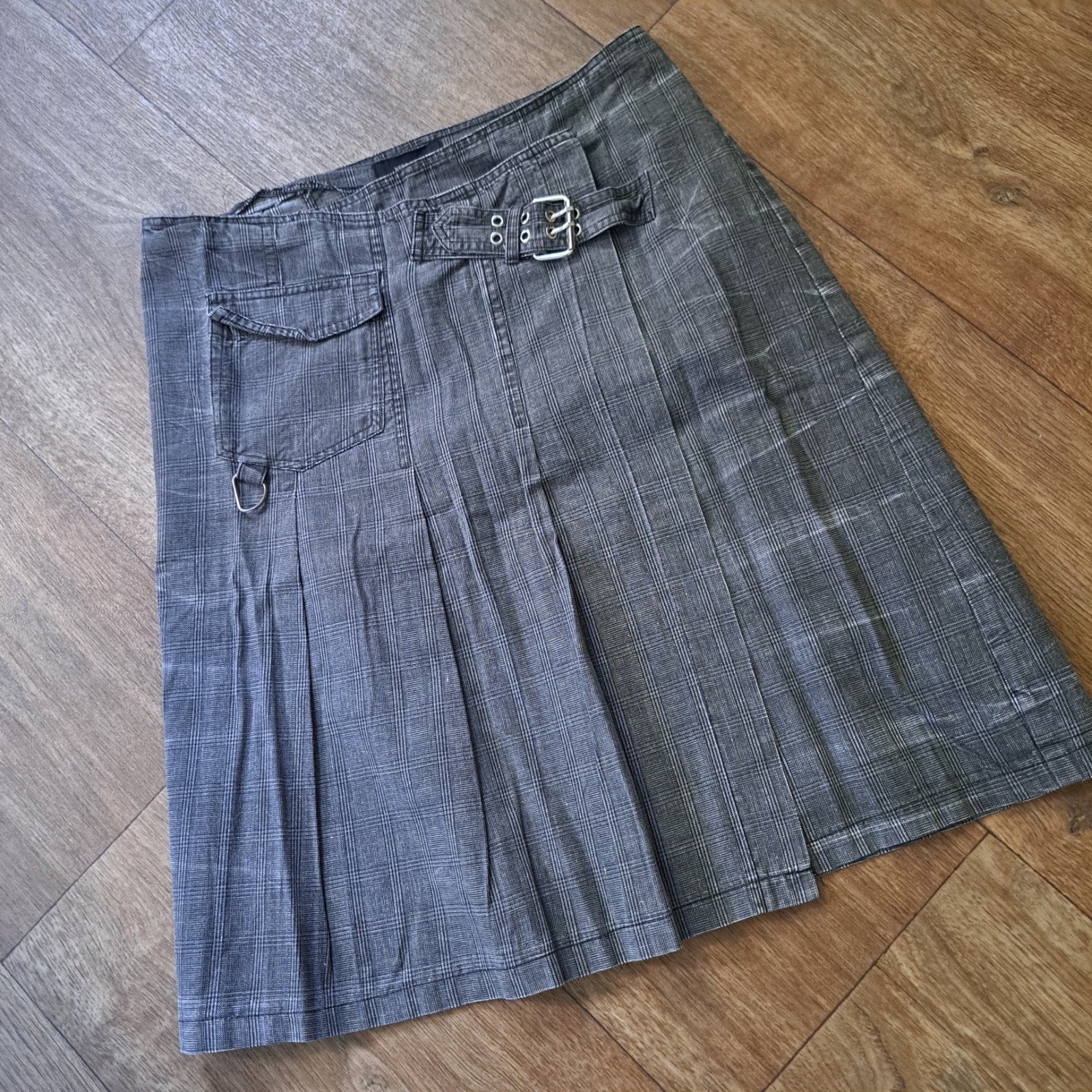 vero moda grijs geruite rok mt. 40, Maat 38/40 (M), Vero Moda, Ophalen of Verzenden, Zo goed als nieuw