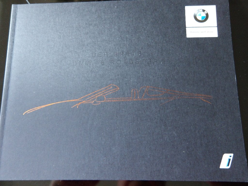 BMW i8 Roadster Folder/brochure - Exclusief Collectors Item, Onbekend, Ophalen of Verzenden, Zo goed als nieuw, BMW