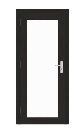 Douglas Enkele 1- Ruits deur 96 x 214 cm zwart gespoten, Ophalen, Nieuw, Minder dan 180 cm, Planken