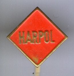 HARPOL rood op koper speldje ( U_490), Verzenden, Nieuw, Merk, Speldje of Pin