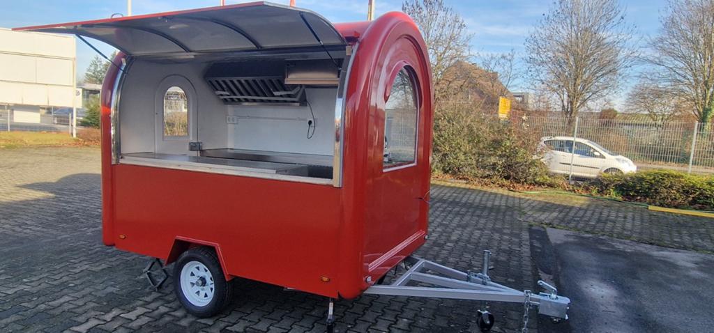 2025 Food Trailer Edelstahl – Imbisswagen / Coffee Trailer, Ophalen, Nieuw