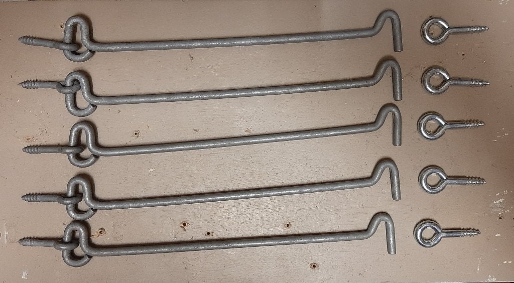 5x Windhaak verzinkt 250 mm, Ophalen, Zo goed als nieuw, Overige typen