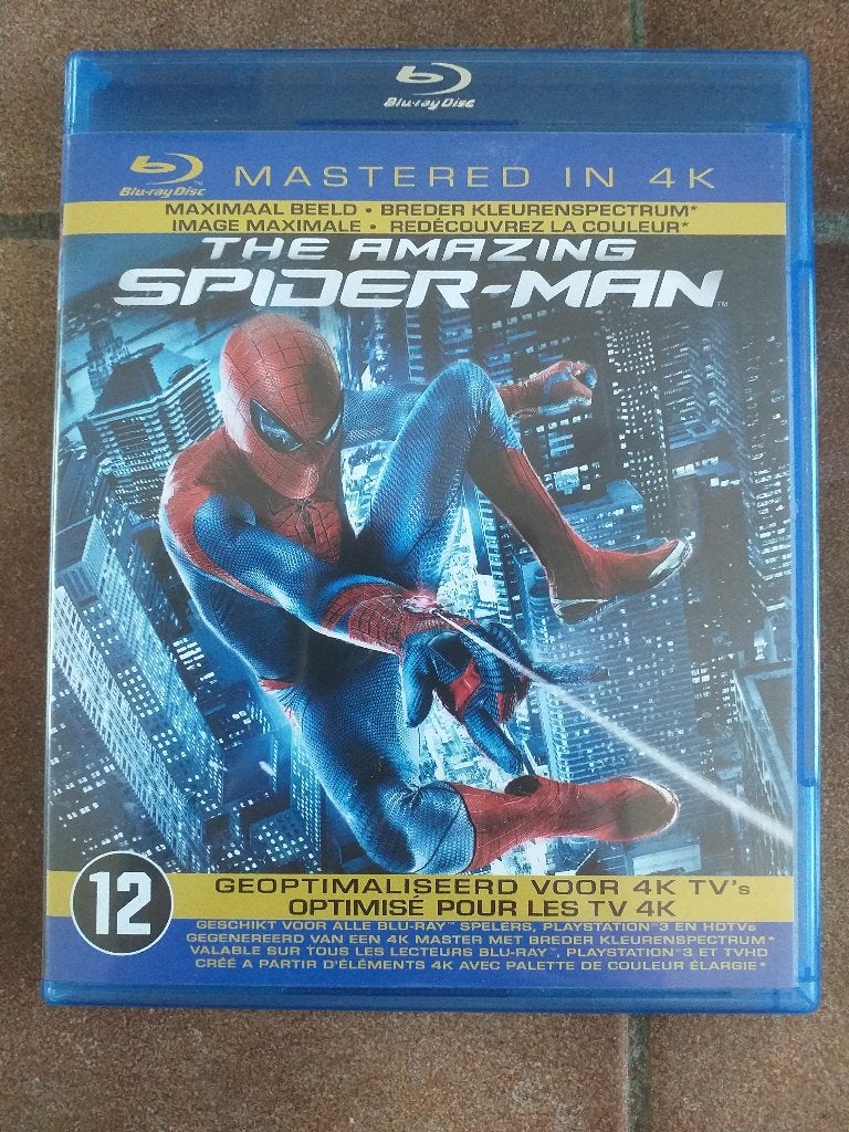 The Amazing Spider-Man Bluray, Engels, Nederlands, Film, Actie