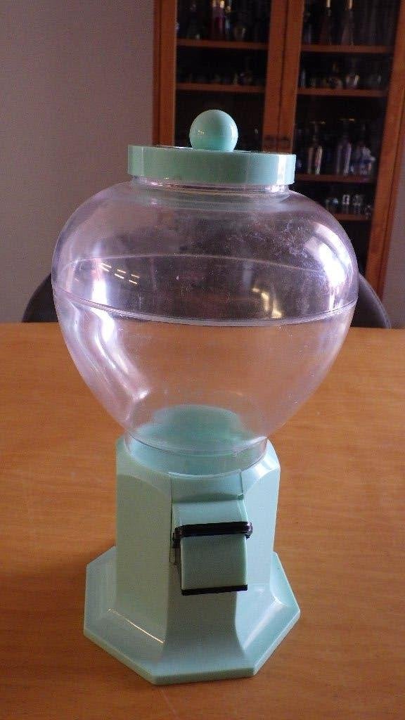 retro mintgroene kauwgumballen automaat, Verzamelen, Retro, Ophalen of Verzenden, Overige typen