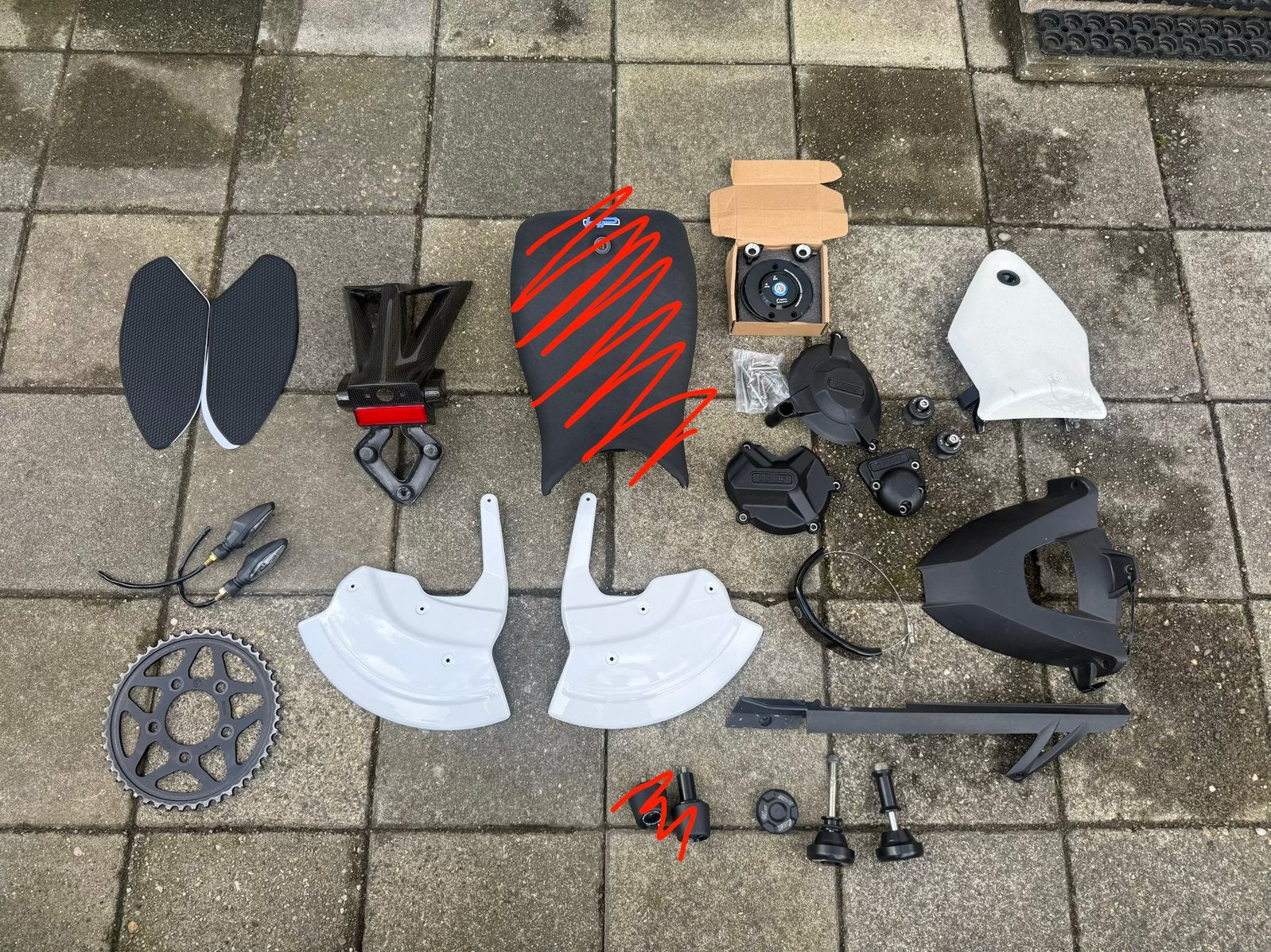 Diverse bmw s1000rr k46 k42 onderdelen, Motoren, Ophalen of Verzenden, Gebruikt