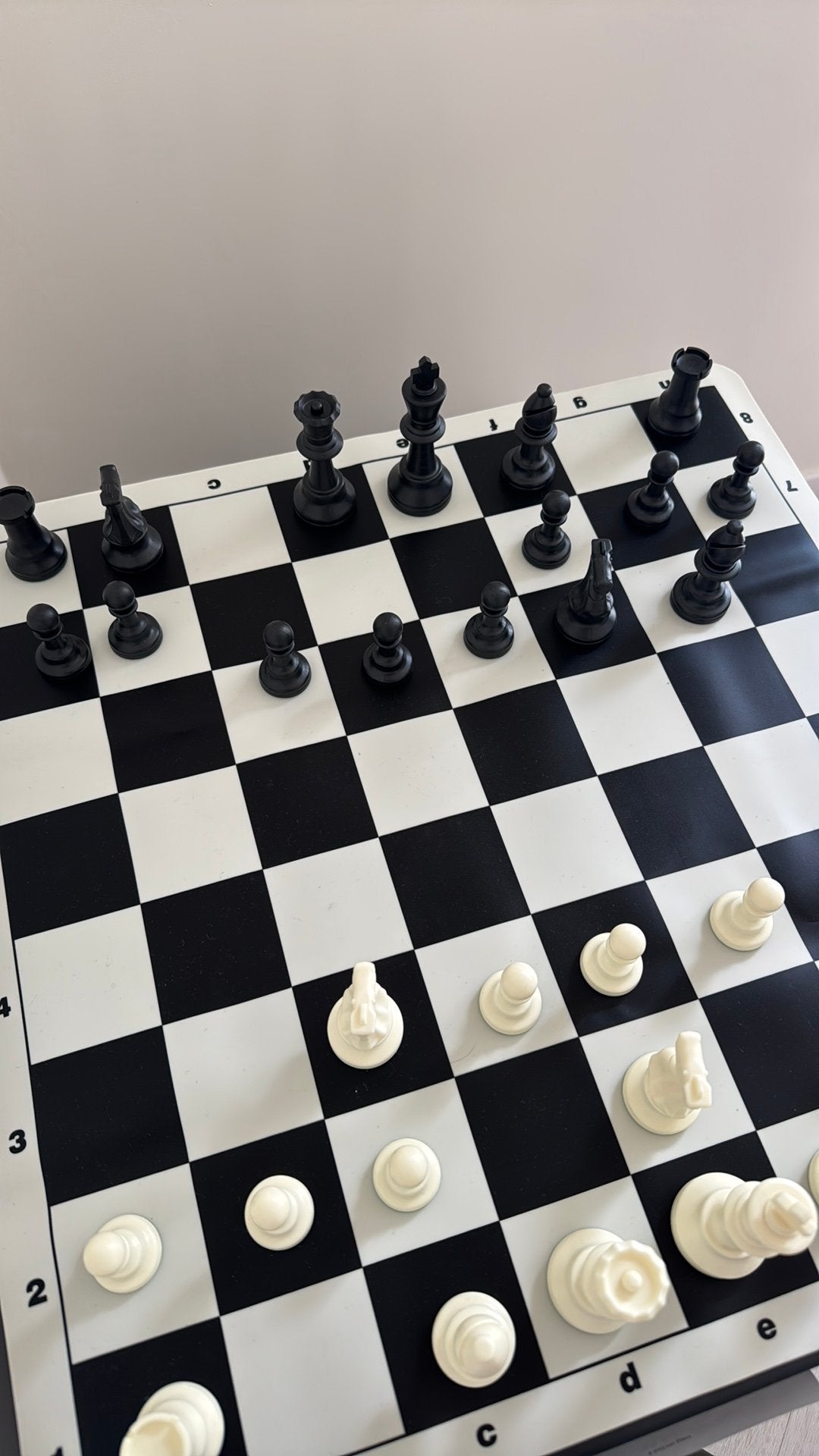 Schaakbord Best Chess Set Ever toernooi afmeting schaakset, Ophalen of Verzenden, Zo goed als nieuw