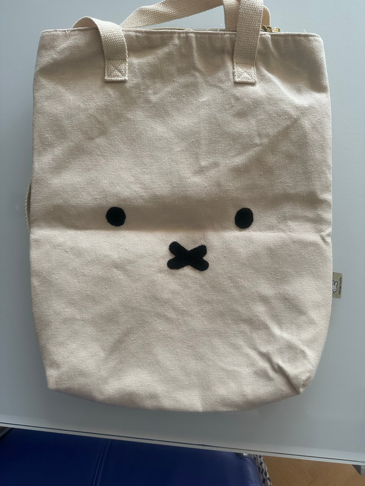 Nijntje tas 40x35 cm, Ophalen of Verzenden, Zo goed als nieuw, Beige, Shopper