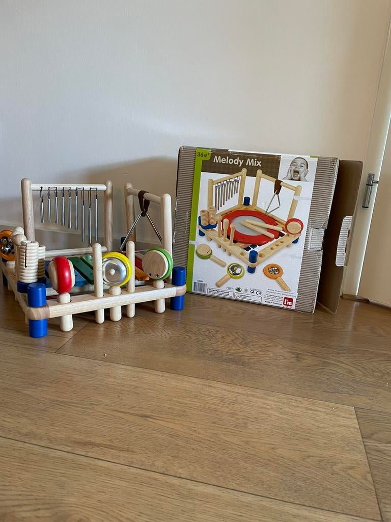 Melody mix houten instrumenten, Kinderen en Baby's, Speelgoed | Houten speelgoed, Ophalen, Zo goed als nieuw