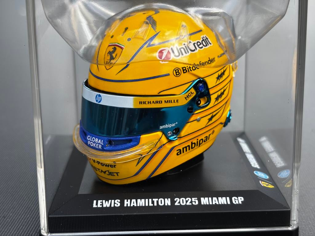 Hamilton helm Miami GP Looksmart 1:5 ! C4F, Auto, ., Looksmart, Nieuw