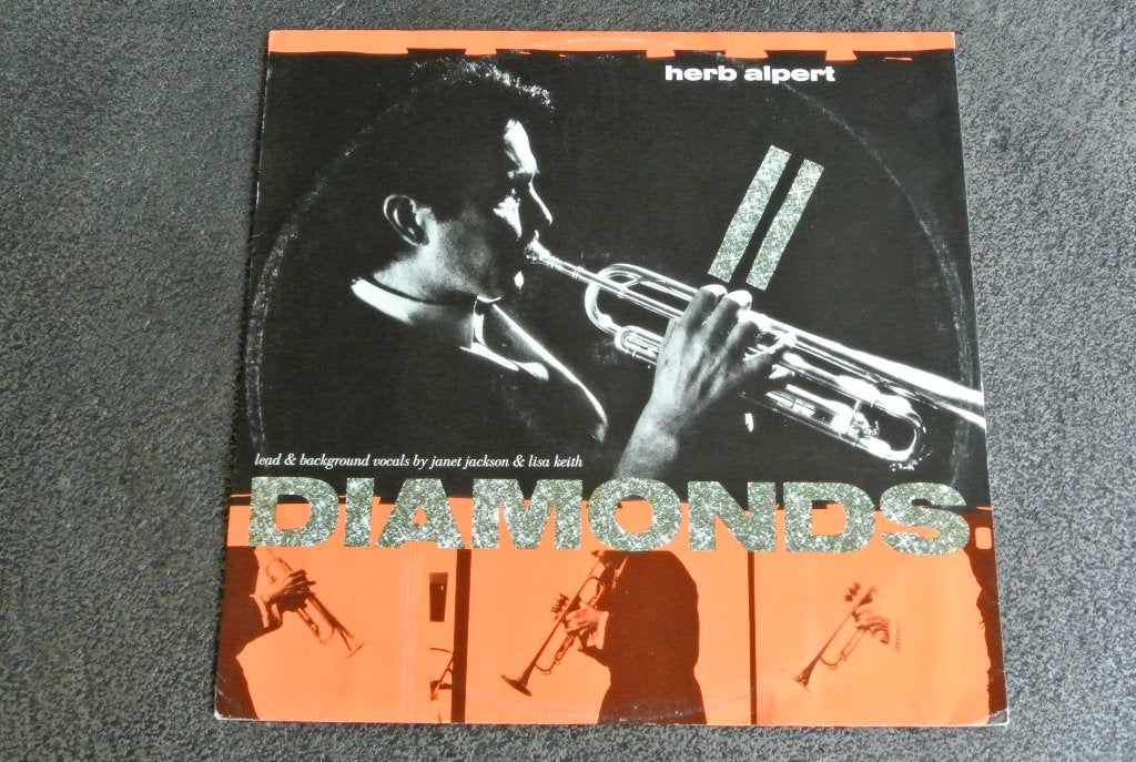 Herb Alpert /Janet Jackson – Diamonds (12”), Ophalen of Verzenden, Gebruikt, 12 inch, Disco