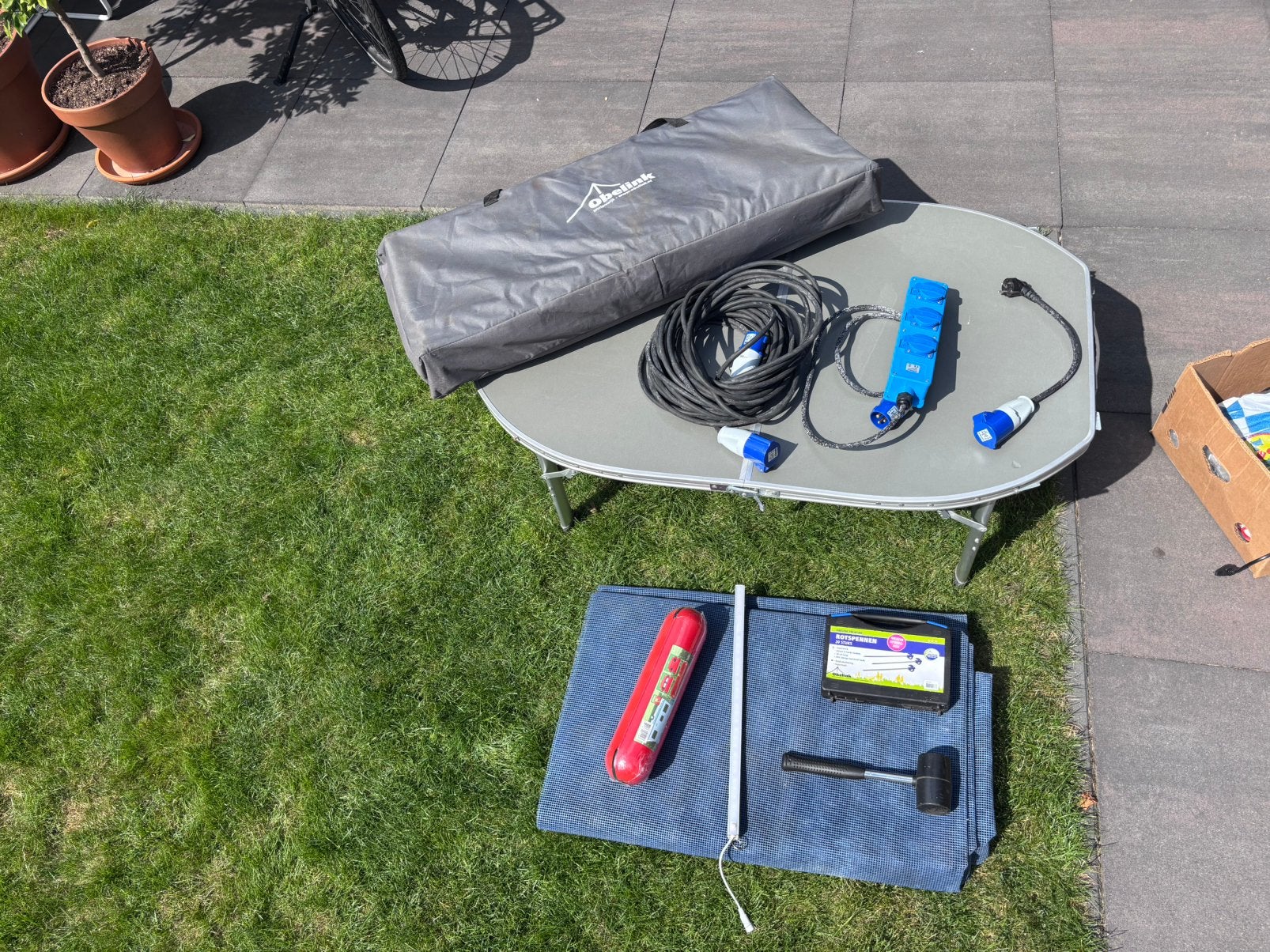 Obelink Trail 600 6-persoons koepeltent incl.  met accessoir, Ophalen, Gebruikt, Tot en met 6
