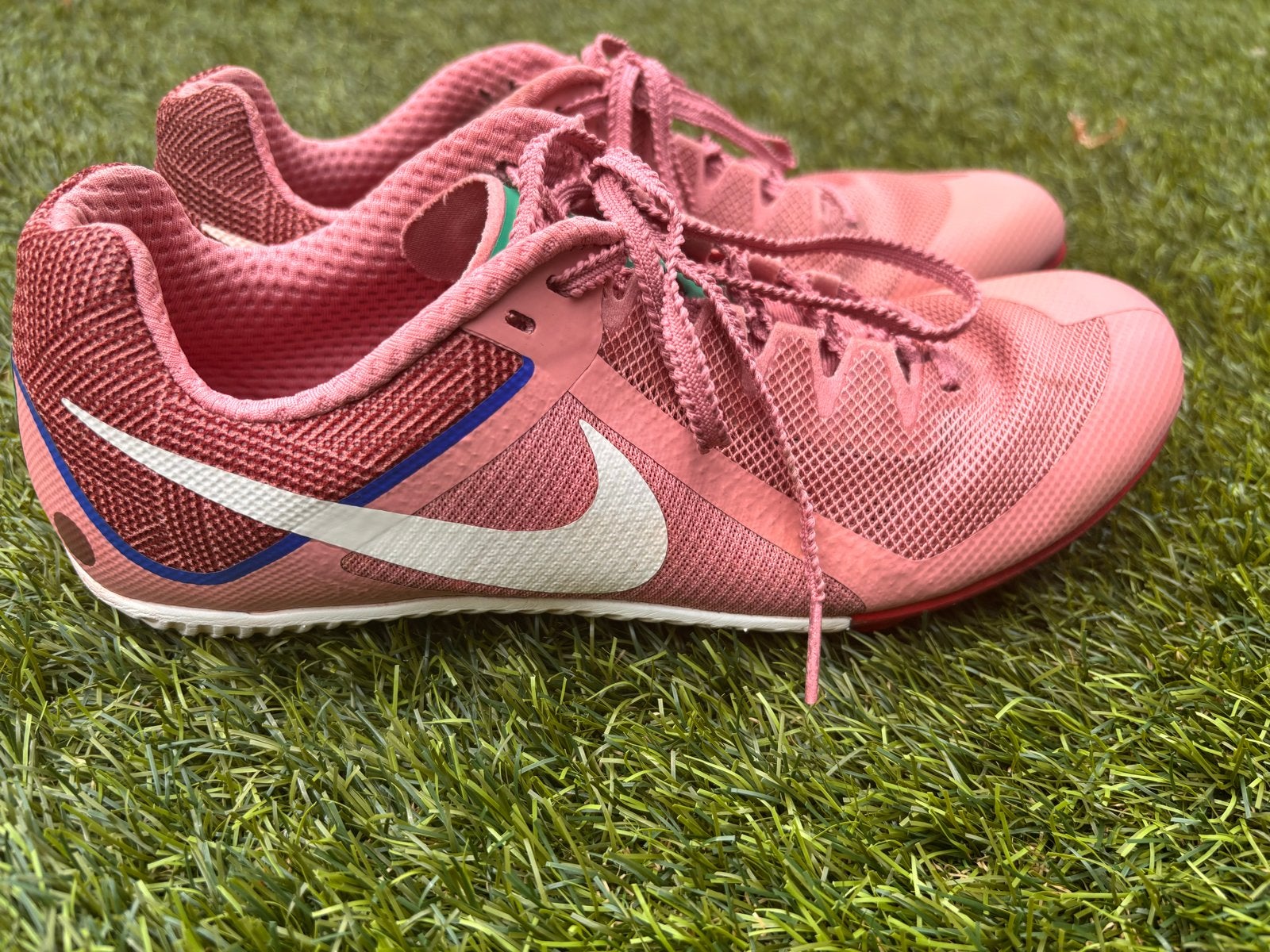 Nike hardloop spikes - Roze - Maat 40.5, Nike, Ophalen of Verzenden, Zo goed als nieuw, Overige sporten