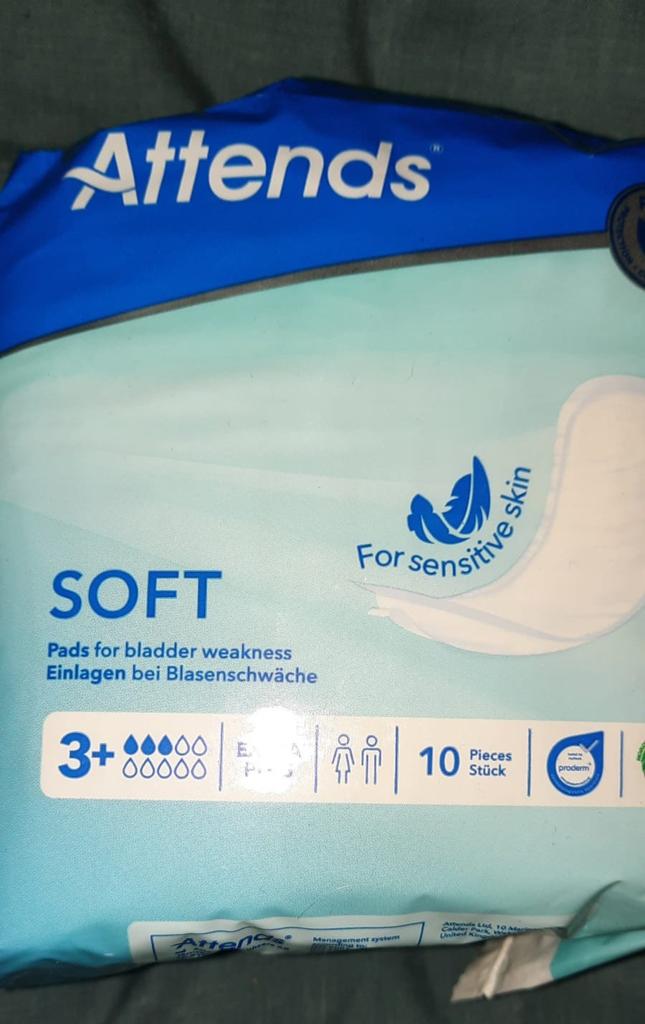 Attends soft 3+ 19 pakken 190 stuks incontinentie verband, Diversen, Verpleegmiddelen, Ophalen of Verzenden, Nieuw