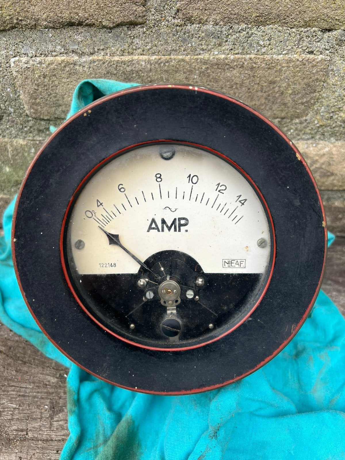 Vintage ampèremeter, Ophalen of Verzenden, Gebruikt