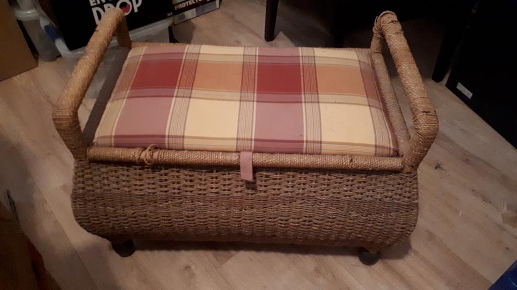 Bankje brocante, Ophalen of Verzenden