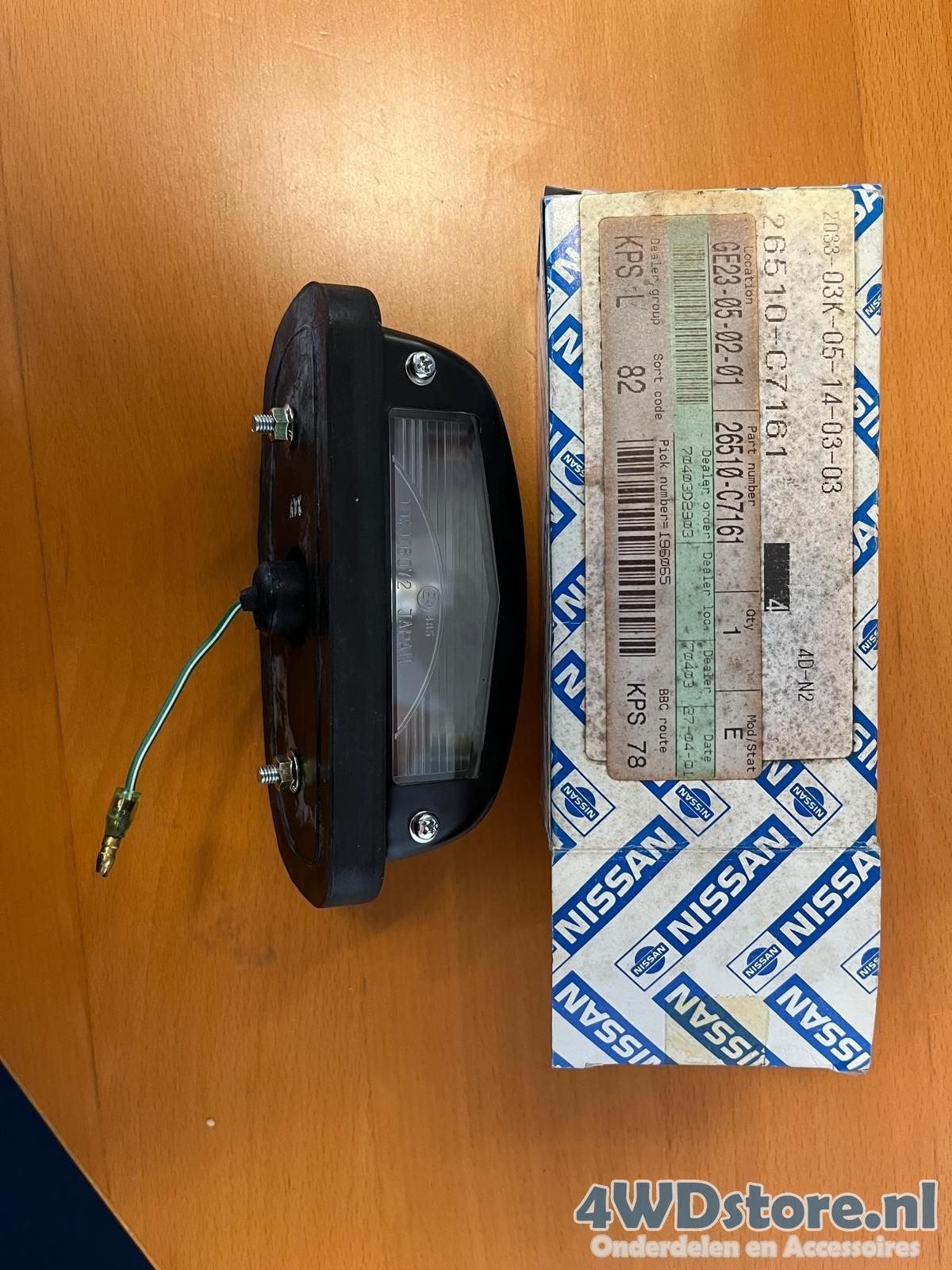 kentekenverlichting, Patrol R160, 26510C7181, Auto-onderdelen, Gebruikt, -, -, Ophalen of Verzenden