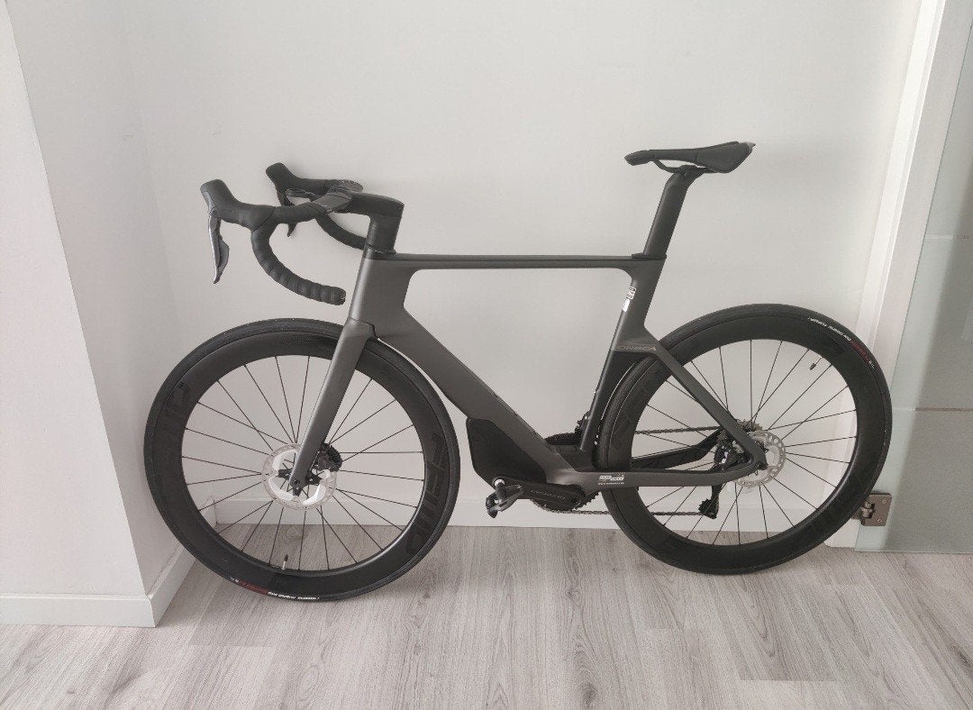 Orbea Orca Aero  -  Shimano Ultegra Di2  -  Maat 55, Zo goed als nieuw, Schijfrem, 53 tot 57 cm, Ophalen