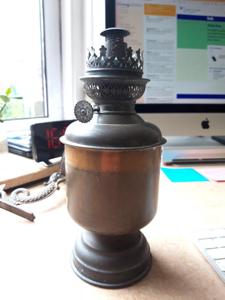 Antieke Olielamp Royal Brennep, Antiek en Kunst, Ophalen of Verzenden