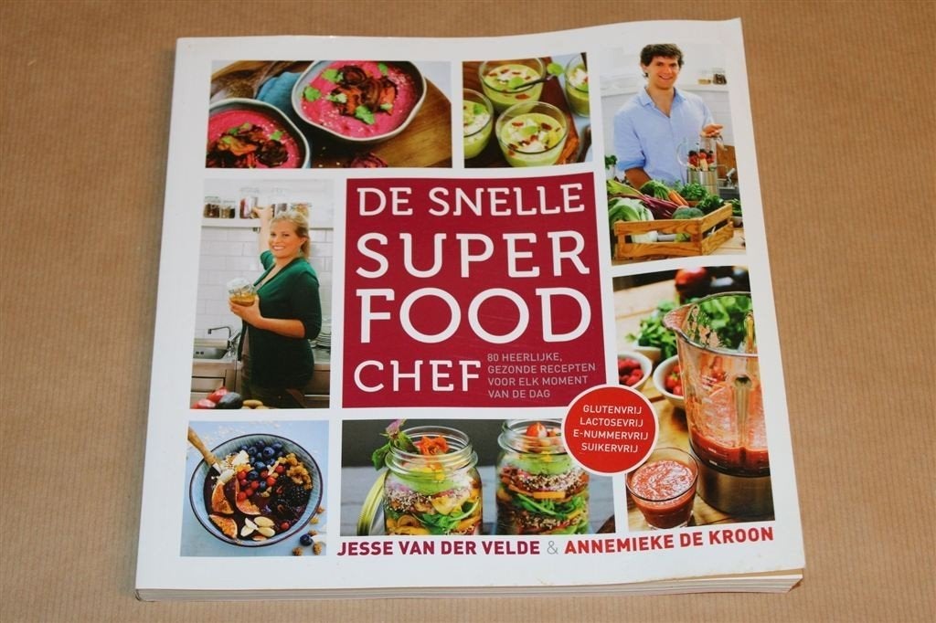 De Snelle Superfood Chef — 80 Heerlijke & Gezonde Recepten, Ophalen of Verzenden, Gelezen, Nederland en België
