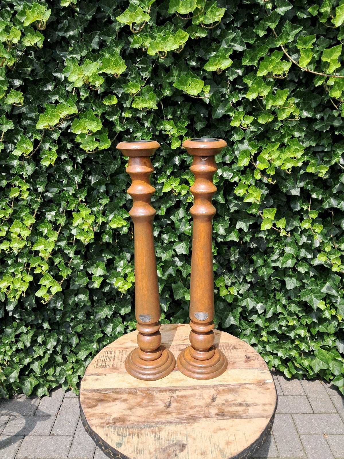 Riverdale Kandelaars Set - Houten Kandelaars, Huis en Inrichting, Woonaccessoires | Kandelaars en Kaarsen, Ophalen, Riverdale