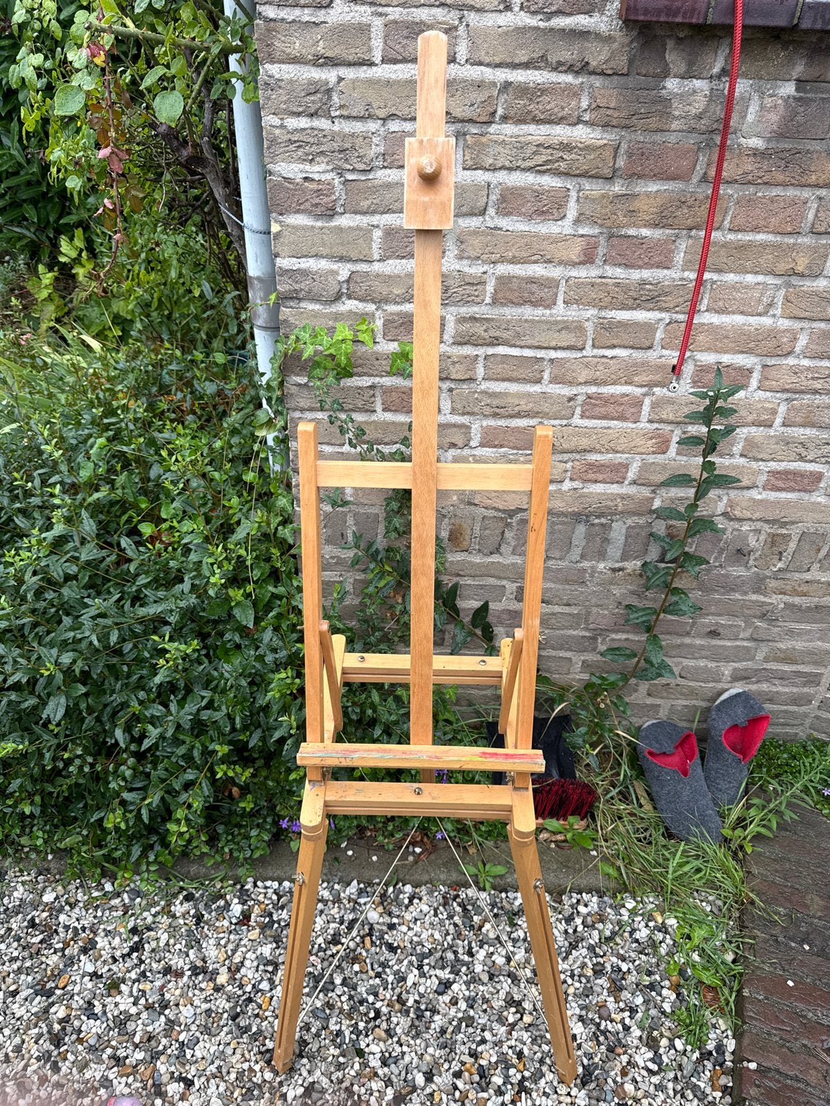 Houten schildersezel - Gebruikt maar in goede staat, Hobby en Vrije tijd, Ophalen, Gebruikt, Ezel