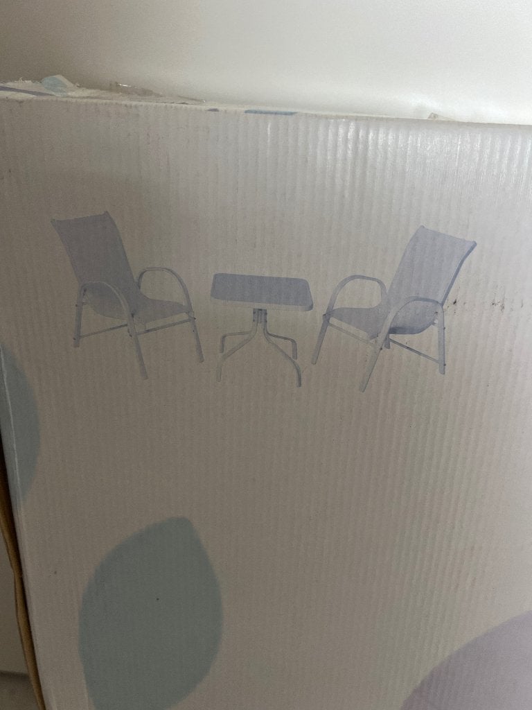 Kinderset tuinset tafel en stoelen NIEUW, Ophalen, Nieuw, 2 zitplaatsen