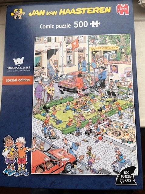 Jan van Haasteren puzzels én Denksport, Ophalen, 500 t/m 1500 stukjes, Zo goed als nieuw, Legpuzzel
