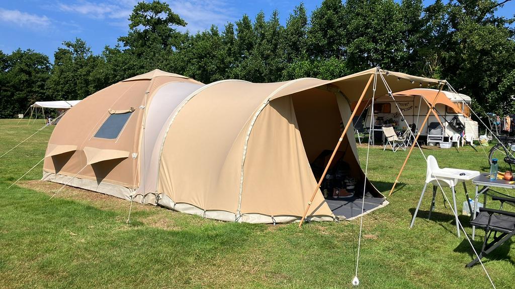 Karsten oppomptent 300x300 beige, Ophalen, Gebruikt, Tot en met 4