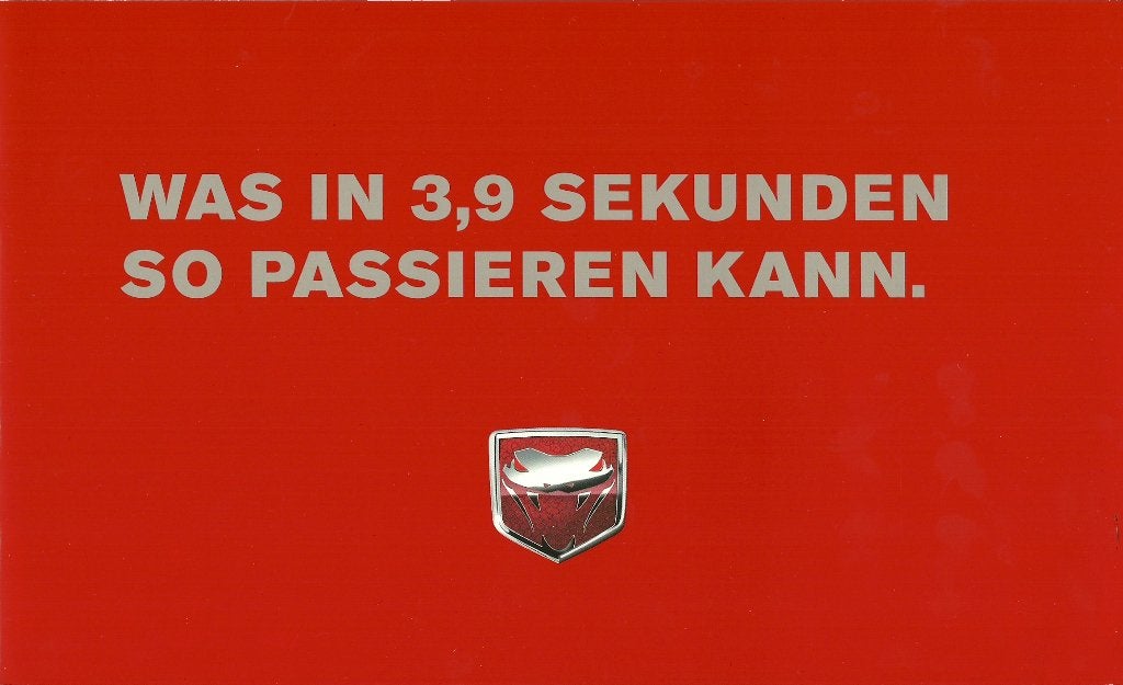 Dodge Viper roadster folder, Ophalen of Verzenden, Zo goed als nieuw, Overige merken