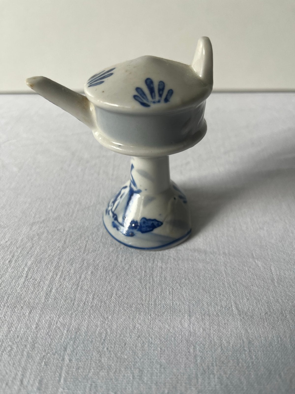 Mini Delfts Blauw Snotneus Schenkkannetje, Antiek en Kunst, Ophalen of Verzenden