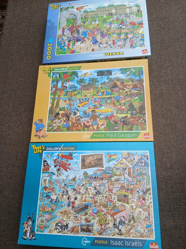 3x That's Life Puzzels 1000 stukjes, Kinderen en Baby's, Speelgoed | Kinderpuzzels, Ophalen of Verzenden, Meer dan 50 stukjes