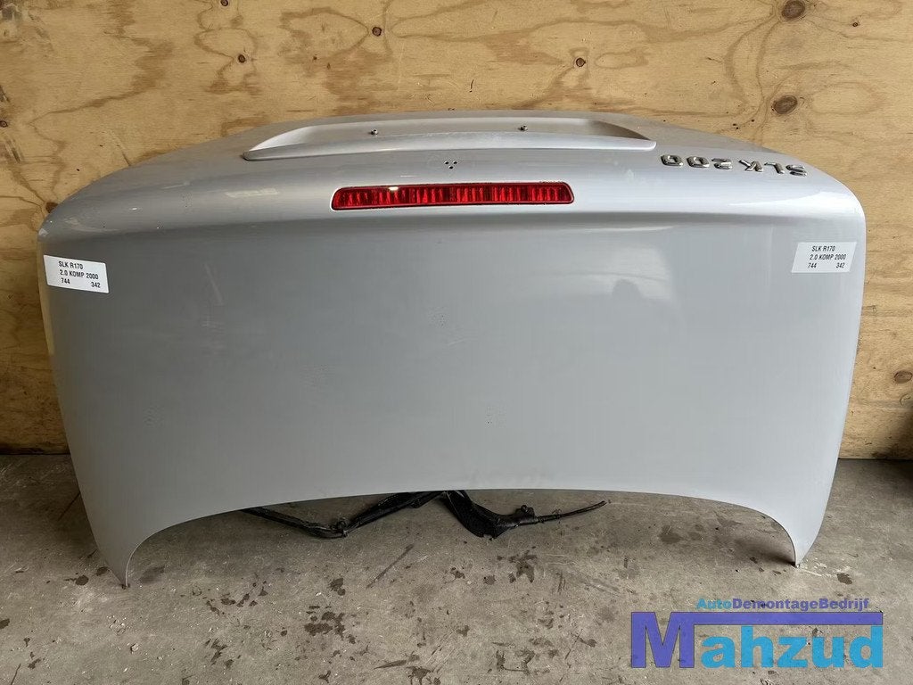 MERCEDES SLK R170 Grijs 744 Achterklep 1996-2004, Gebruikt, Mercedes-Benz AG, Deur, Mercedes-Benz