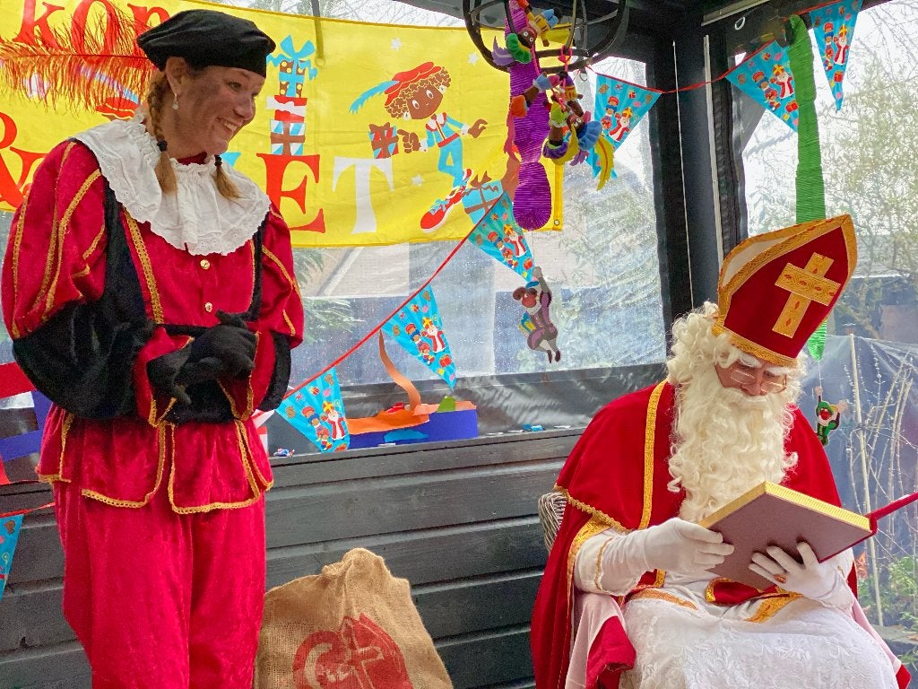 Sint Sinterklaas piet bezoek Nieuwegein ijsselstein utrecht, Ophalen, Nieuw
