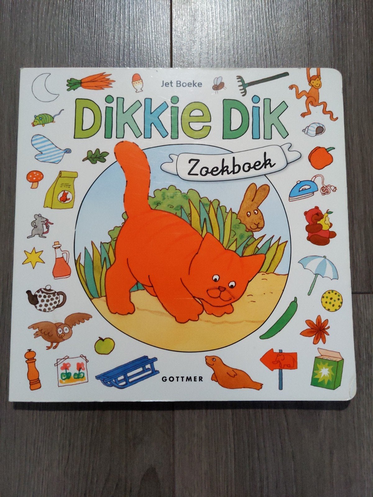 Dikkie Dik Zoekboek - Jet Boeke, Jongen of Meisje, Ophalen of Verzenden, Zo goed als nieuw, Voorleesboek